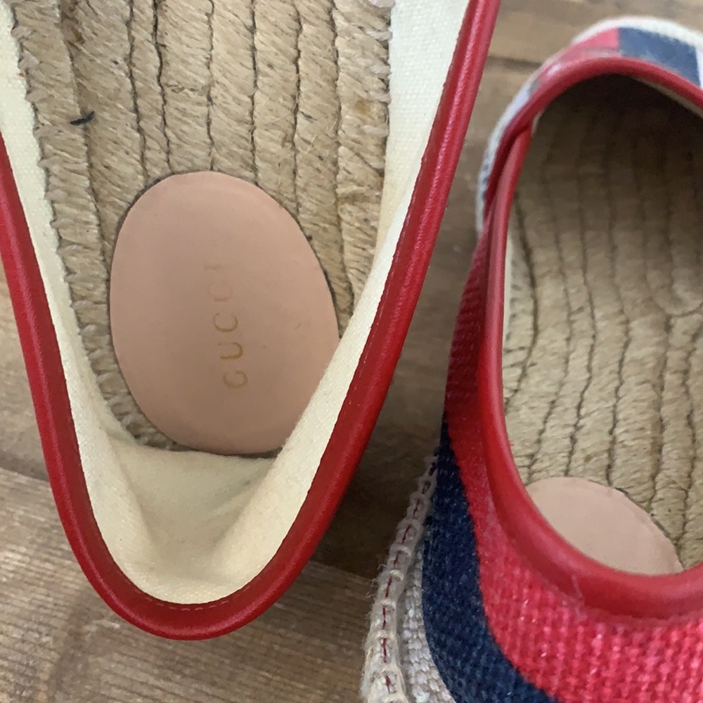 💯 Authentic GUCCI Espadrilles With Box Size 39 - Picture 12 of 17